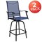 Flash Furniture 2PK Outdoor Stool - 30 inch Patio Bar Stool, Navy 2-ET-SWVLPTO-30-NV-GG - alternate 6